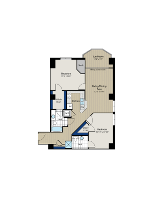 Floor Plan 4 | Meridian at Gallery Place 4