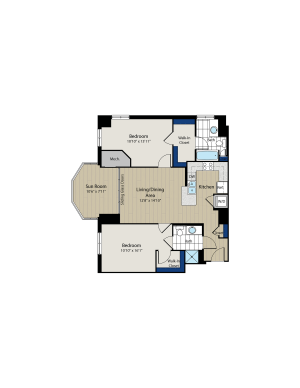 Floor Plan 4 | Meridian at Gallery Place 5