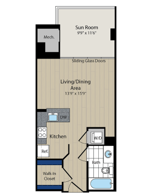 Floor Plan 2 | Meridian at Courthouse Commons