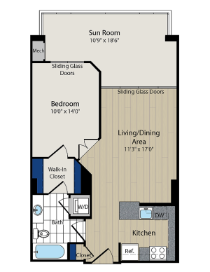 Floor Plan 2 | Meridian at Courthouse Commons2