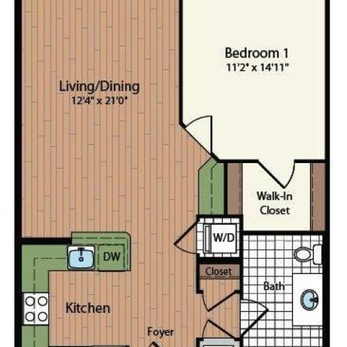 Floor Plan 15 | Meridian at Mt Vernon Triangle