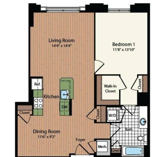 Floor Plan 18 | Meridian at Mt Vernon Triangle