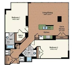 Floor Plan 22 | Meridian at Mt Vernon Triangle