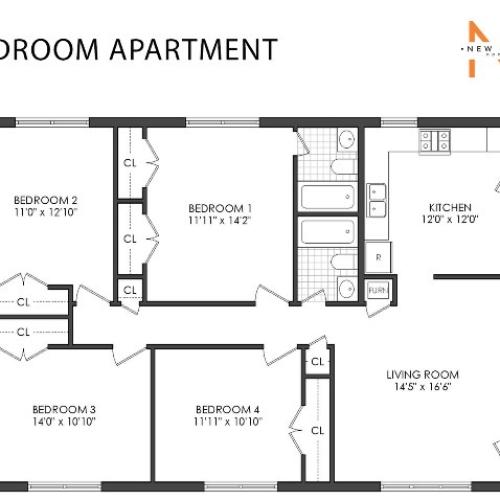 4 Bedroom Apartment, Memphis, TN