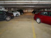 Inside of the parking garages