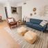 Renovated Living Room | Lafayette Apartments | Bayou Shadows Apartment Homes