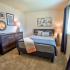 Spacious Bedroom | Leesville Louisiana Apartments | Sycamore Point Apartment Homes
