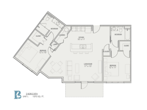 Floor Plan 6 | Luxury Apartments Baton Rouge | Bayonne at Southshore