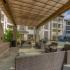Outdoor Entertainment Space with FireplaceRiverhouse Apartments in Little Rock, Arkansas