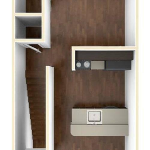 A 3D Drawing of the S2U Floor Plan