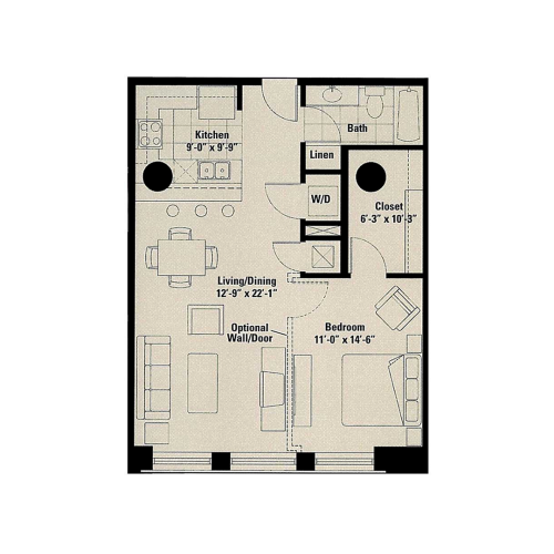 The Montgomery - S1 Floor Plan