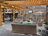 Outdoor Lounge with Fireplace | Apartments in Bradenton, FL | Venue at Lakewood Ranch