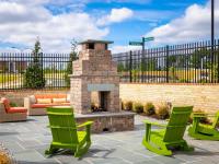 Outdoor Fireplace | Apartments in Fredericksburg, VA | The Kingson