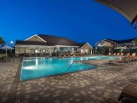 Pool at Night | Apartments in Tomball, TX | Avenues at Northpointe
