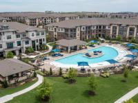 Saltwater Pool Side View | Apartments in Fort Worth, TX | Alleia at Presidio