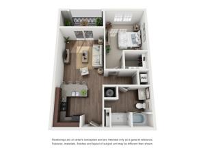 A1 Renovated Floor Plan