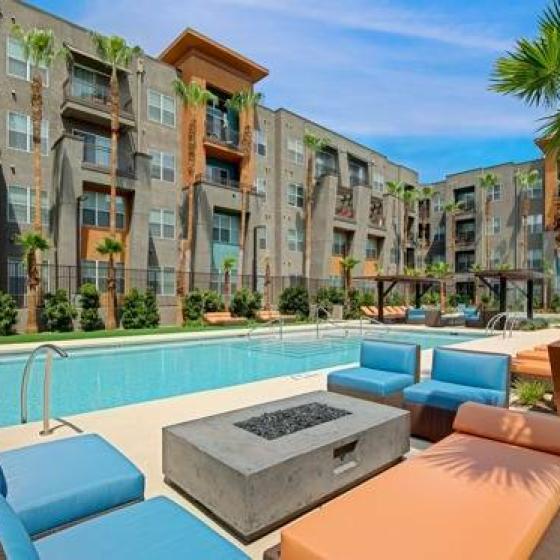 Newly Renovated Pool and Sundeck | Lofts at 7100 Apartments | Las Vegas NV Apartments for Rent