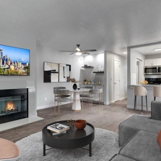 Modern Living Room | Arbor Creek Apartments | Beaverton Apartments