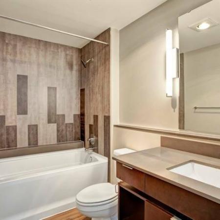 Ornate Bathroom | Bellevue Washington Apartments | Sylva on Main