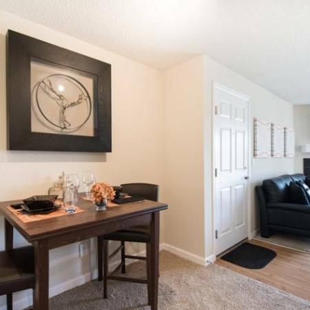 Dining Room Area and Entrance | Littleton CO Apartments for Rent | Summit Riverside