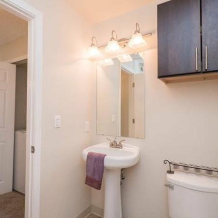 Bathroom with Extra Cabinet Space | Littleton CO Apartments | Summit Riverside