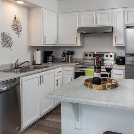 Kitchen with Stainless Steel Appliances | Apartments in Bend OR | Sienna Pointe