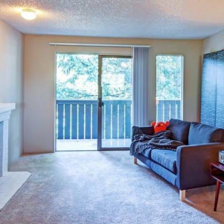 Spacious Living Area | Apartments Kirkland Washington | The Emerson
