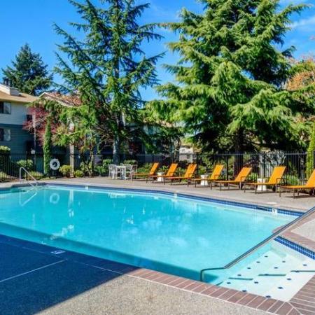 Resort Style Pool | Apartments Kirkland WA | The Emerson
