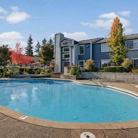 Resort Style Pool | Tukwila Washington Apartments | The Villages at South Station