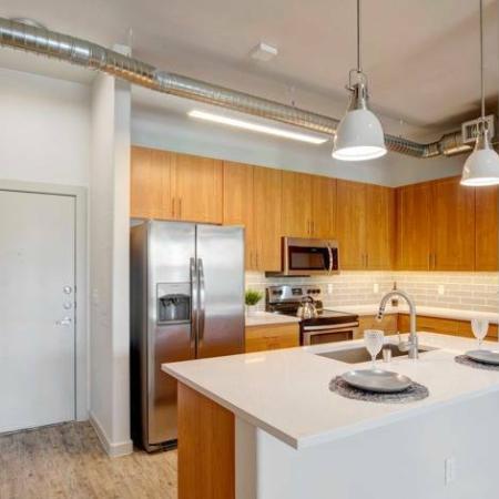 Kitchen with Sleek Finish Package | Apartments in Las Vegas | Lofts at 7100