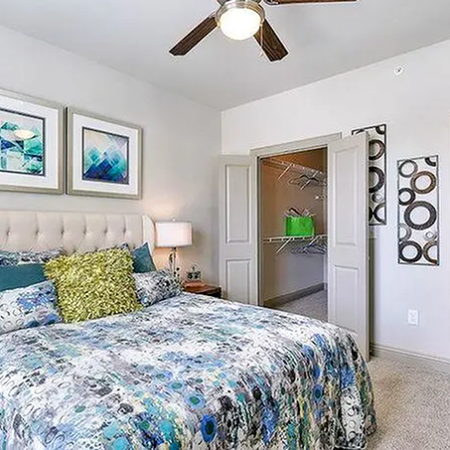 Primary Bedroom | Apartments in Kyle Texas | Oaks of Kyle