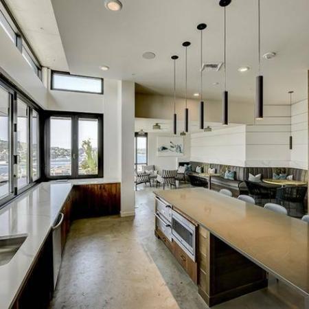 Fully Functional Community Kitchen | South Lake Union Apartments | 624 Yale
