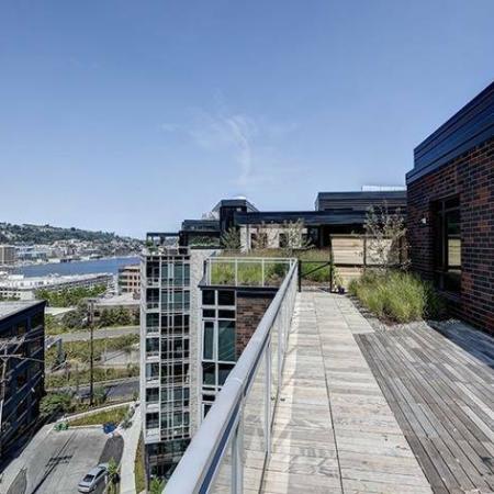 Deck Area with Views | Apartments in Seattle WA | 624 Yale
