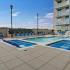 Deck & Sparkling Pool | Crossroads at the Gulch | Apartments In Nashville TN