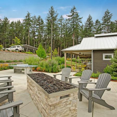 Resident Fire Pit | Apartments For Rent In Lacey Washington | The Marq on Martin