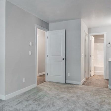 Primary Bedroom with Bathroom and Walk-In Closet | Apartments in Beaverton OR | Arbor Creek