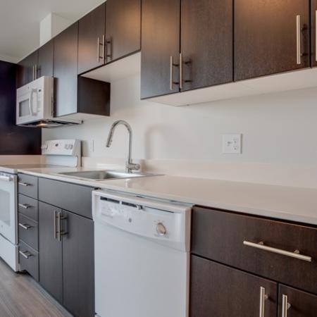 714 Kitchen Cabinetry & Appliances | HANA Apartments | Apartments Seattle WA