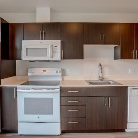 714 Details of Appliances & Cabinetry | HANA Apartments | Apartments Seattle WA