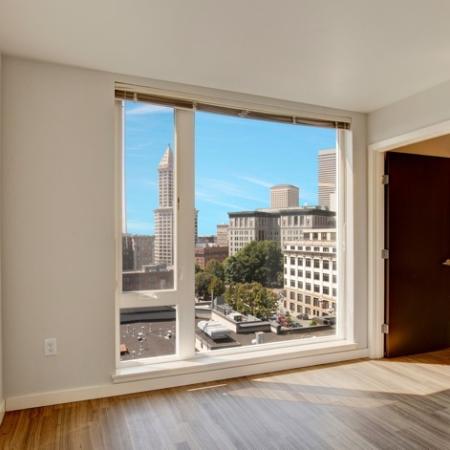 712 Elegant Living Area | HANA Apartments | Seattle Apartments