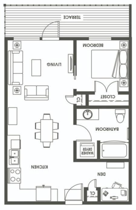 One BEdroom A7 | Seattle WA Apartments | 624 Yale