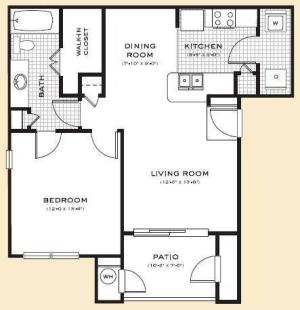 One Bedroom One Bath | Thornton Colorado Apartments | Reserve at Thornton Apartments