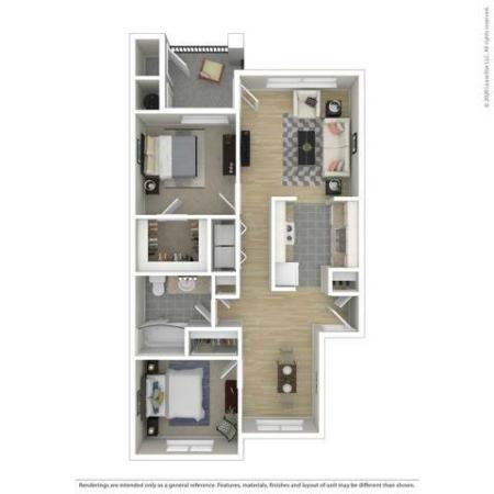 Two Bedroom | Apartments in Colorado Springs CO | Winfield Apartments