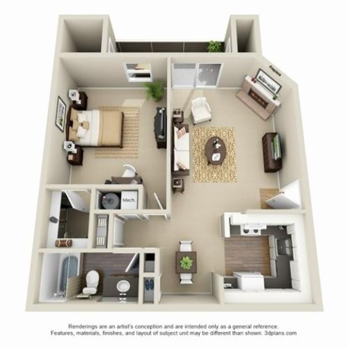 One Bedroom | Denver CO Apartments | Avens Point