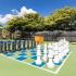 outdoor chess games located on the sport court