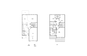 Lee\'s Summit, MO Apartments for Rent - Chapel Ridge Townhomes - Blueprint of The Cornerstone Floor Plan