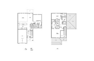Three Bedroom Apartments In Lee\'s Summit, MO - Chapel Ridge Townhomes - Blueprint of The Ridgestone Floor Plan
