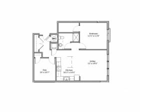 A6- ONE BEDROOM ONE BATH
