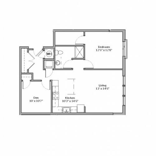 A6- ONE BEDROOM ONE BATH