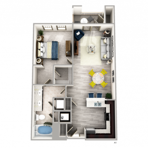 One Bedroom Apartment in Buckhead