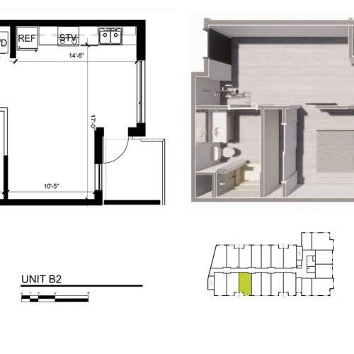 One-Bedroom Floorplan